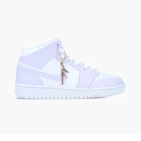Air Jordan 1 high Custom Sneaker Lila