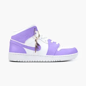 Air Jordan 1 high Custom Sneaker Violette Lila