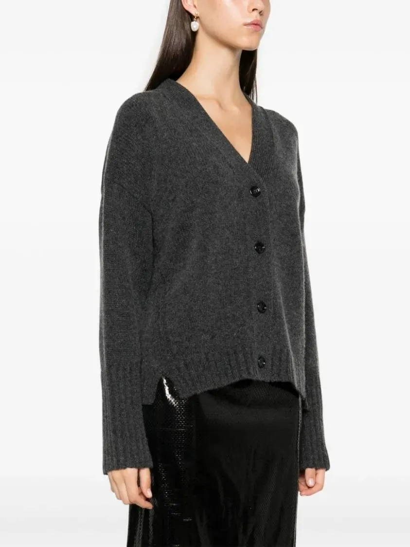   Allude  Cashmere Cardigan Black  Strickjacke 