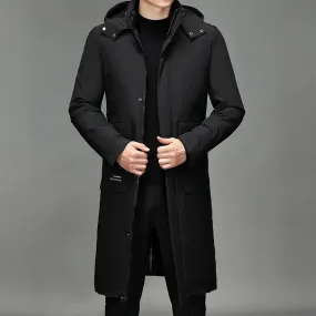 Arcticz - Parka Winterjacke Herren – Mit Kapuze, Isoliert, Perfekt für Winter und Alltag