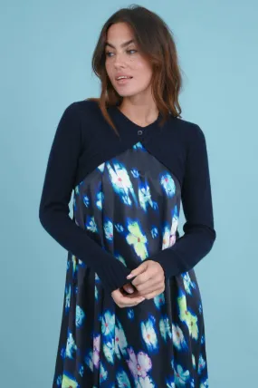 Bolero Cardigan in Navy