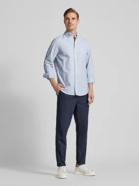 Christian Berg Men Freizeithemd mit Button-Down-Kragen und Streifenmuster (rauchblau) online kaufen
