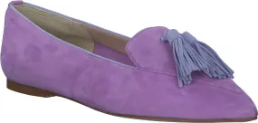 Damen-Ballerinas aus Leder 103192000006 (Lila)