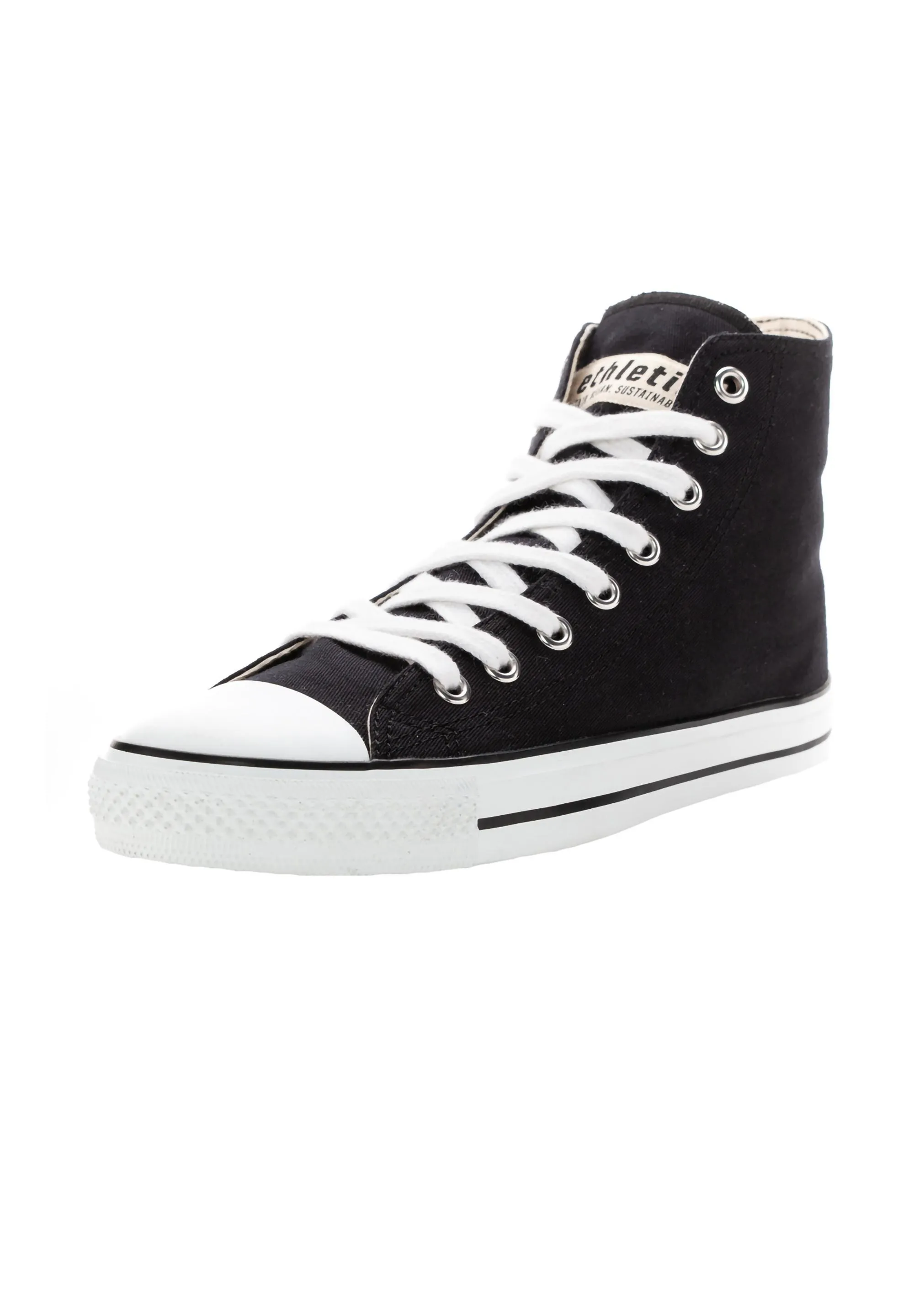 ethletic White Cap Hi Cut Sneaker jet black - just white im Online Shop von kaufen