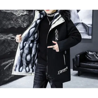 Fjordix - Parka Winterjacke Herren – Wasserabweisend, Isoliert, Perfekt für Winter und Outdoor