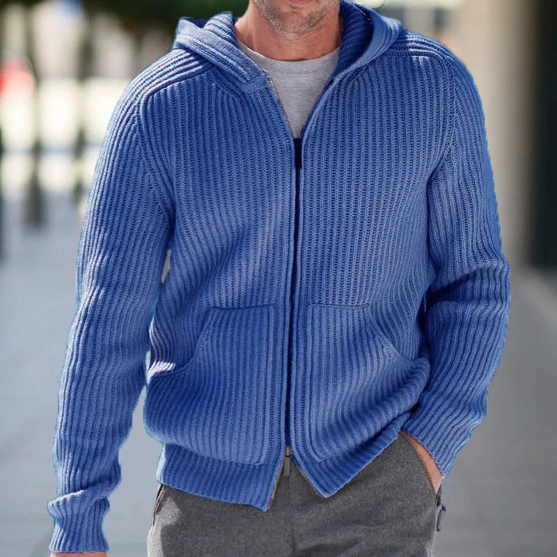 Herren Kapuzenpullover mit Reißverschluss für lässigen Komfort und vie