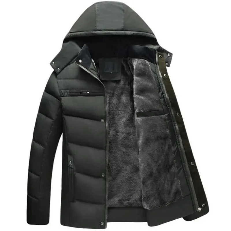 Hiberix - Parka Winterjacke Herren – Winddicht, Isoliert, Ideal für Outdoor und Alltag