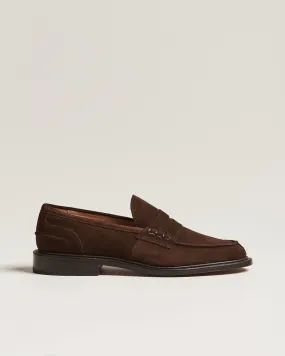 James Penny Loafers Chocolate Suede
