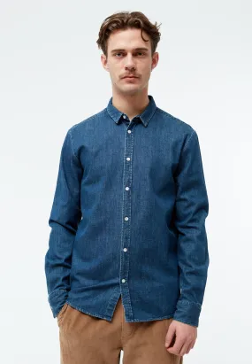 Jeanshemd GBDEVIS aus Bio-Baumwolle - Dark Blue (Denim)