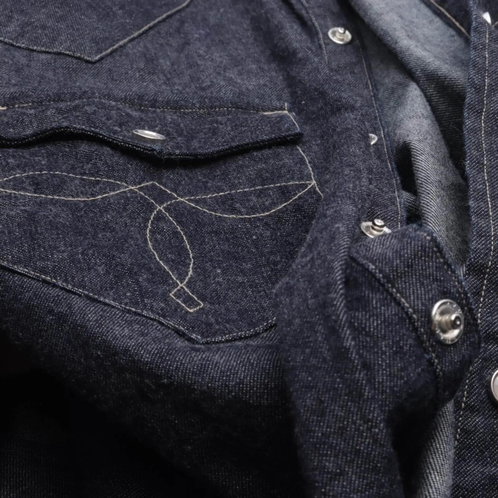 Jeanshemd M Navy