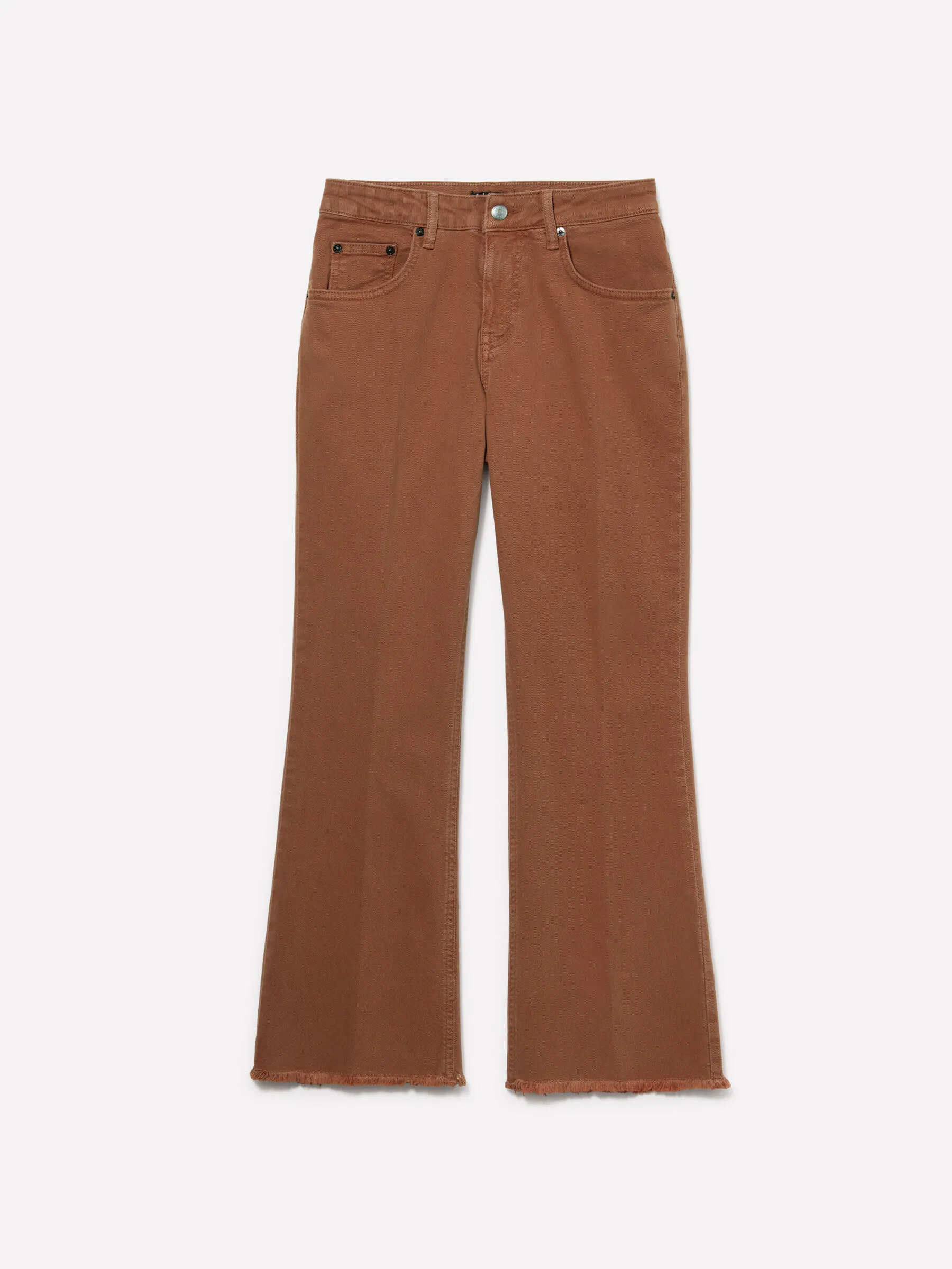 Kamelbraune Jeans color flare fit, Camel 