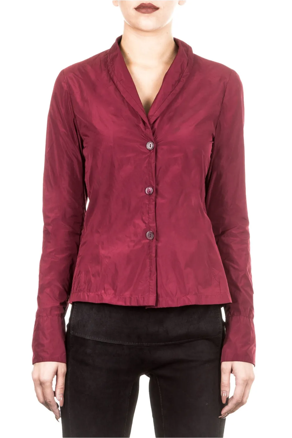 Katharina Hovman Damen Bluse weinrot | Luxuryloft