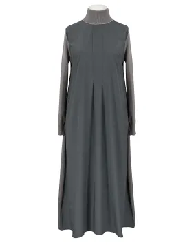 Kleid A-Linie für Damen in  grau von Made in Italy