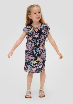 Kleid in Crinkle-Optik