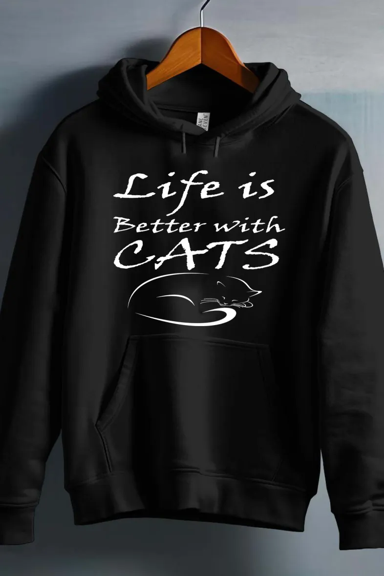 Life Cats – Kapuzenpullover für Mädchen