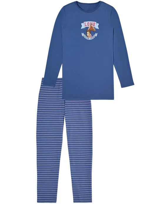 Mädchen Pyjama  -  Horse World