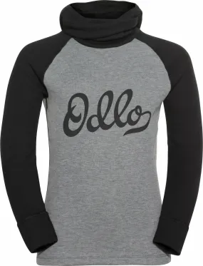 Odlo Active Warm ECO Kids Long-sleeve Base Layer Top With Facemask - Kinder Skiunterwäsche