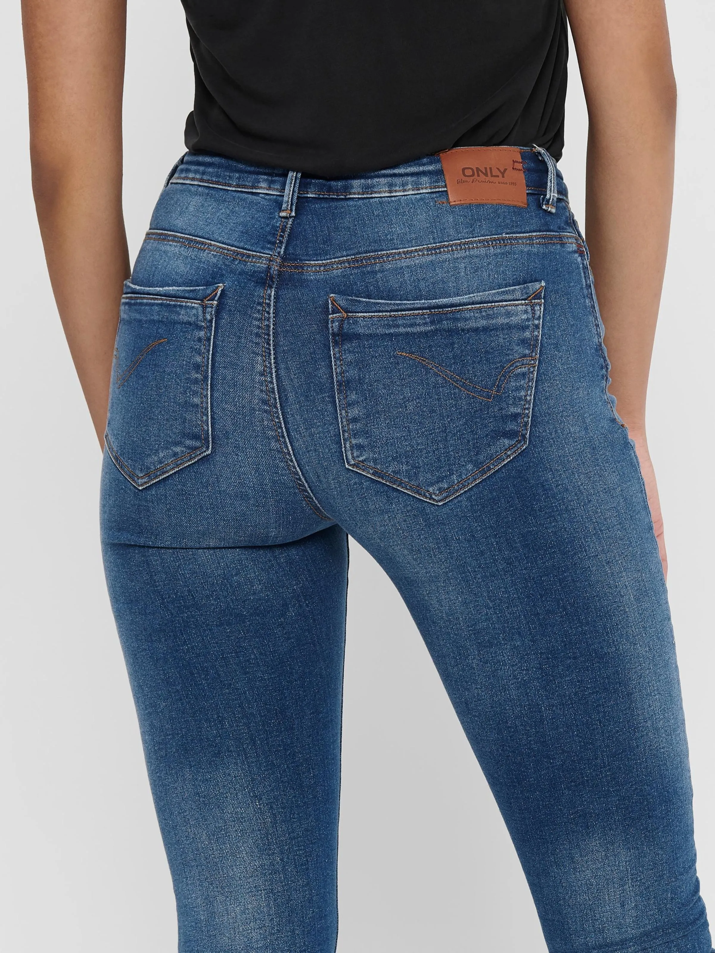 ONLY Skinny Jeans 'Paola' in Blue Denim