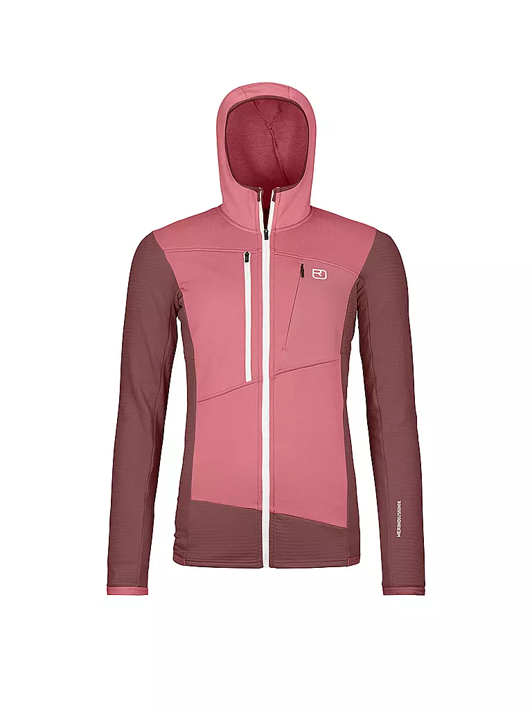 ORTOVOX, Damen Fleecejacke Fleece Grid Hoodie