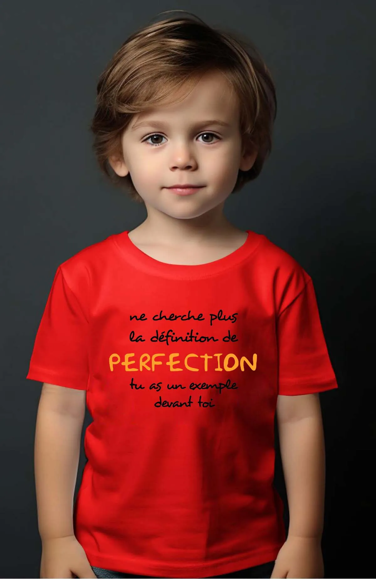 Perfektion strebt nach mehr – T-Shirt für Jungen