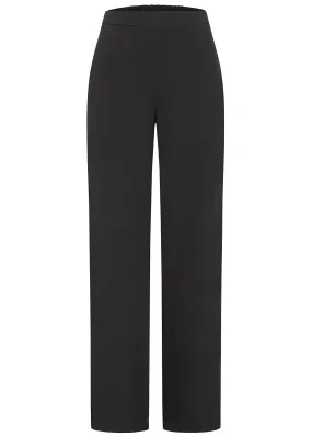 Pieces Damen NOOS Stoffhose Anzughose mit 2-Pockets und weitem Beinschnitt schwarz