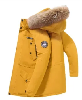 Polanor - Parka Winterjacke Herren – Wasserabweisend, Isoliert, Perfekt für Kalte Wintertage