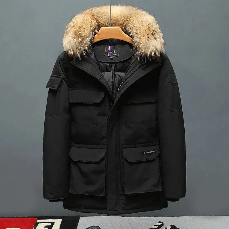 Schneer - Parka Winterjacke Herren – Wasserfest, Isoliert, Ideal für Outdoor und Wintertage