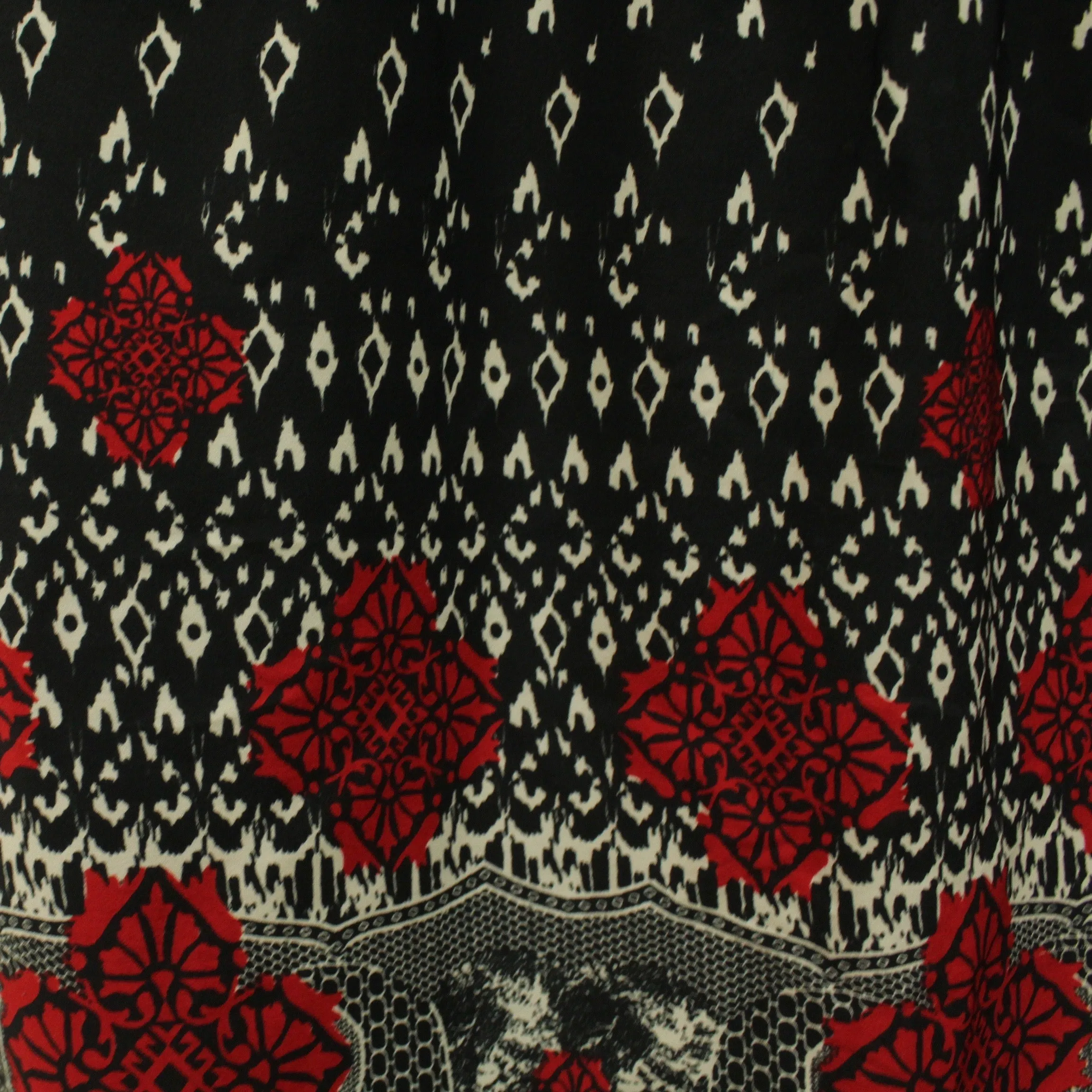 Second Hand CHRIS LINE Kleid Gr. 40 schwarz mehrfarbig Etuikleid (*)