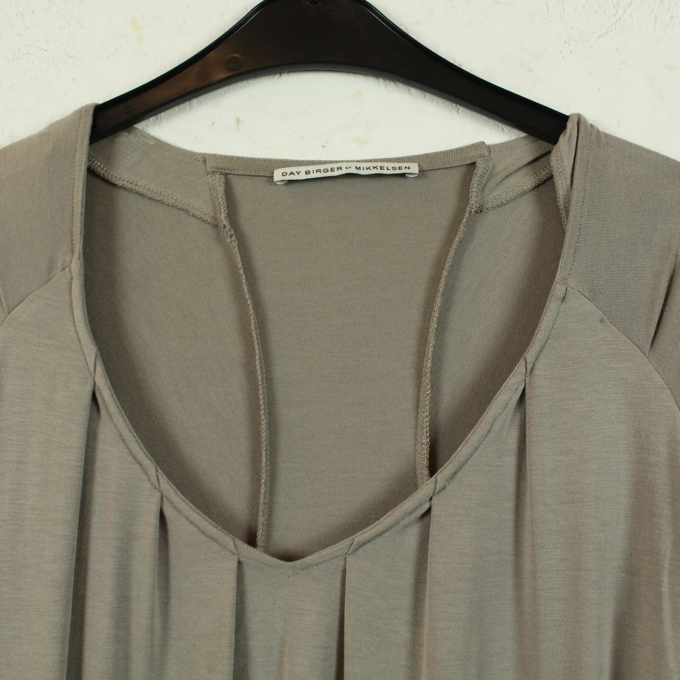 Second Hand DAY BIRGER ET MIKKELSEN Kleid Gr. XS taupe 3/4-Arm (*)