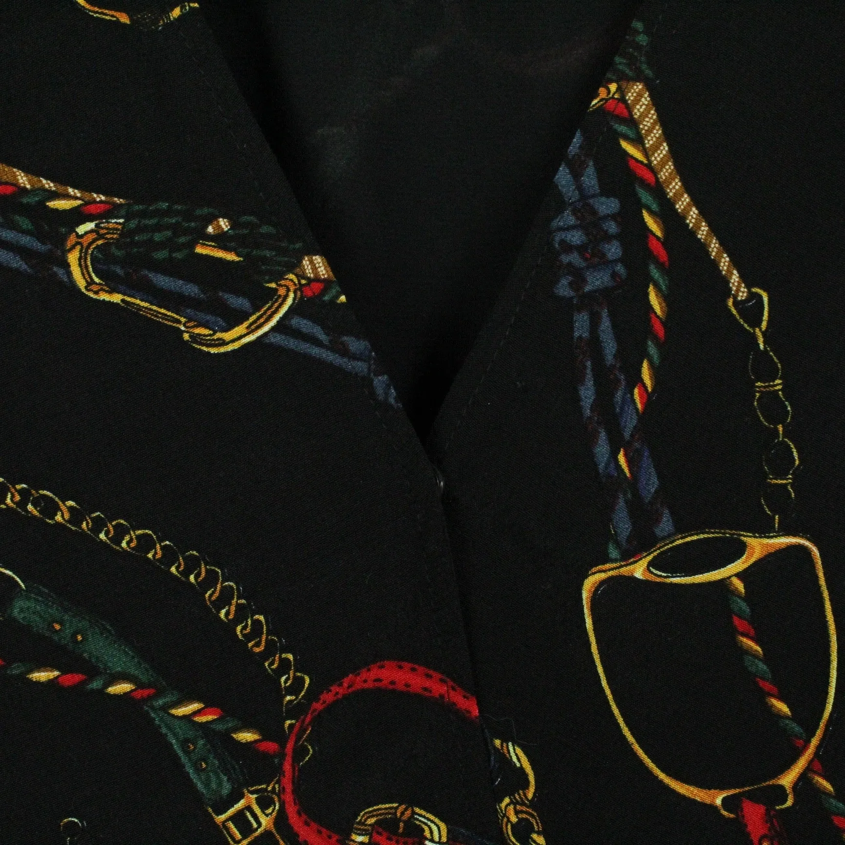 Second Hand &OTHER STORIES Kleid Gr. 36 schwarz gemustert Langarm (*)