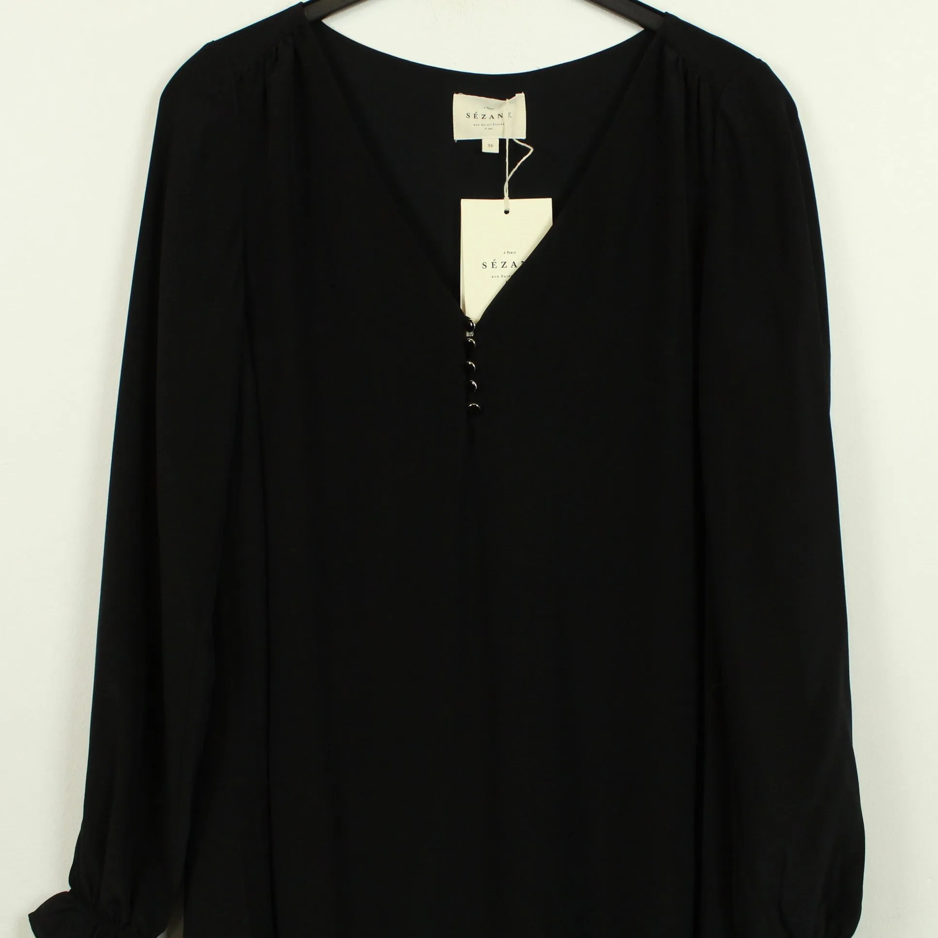 Second Hand SZANE Seidenkleid Gr. 36 schwarz Seide Kleid NEU (*)