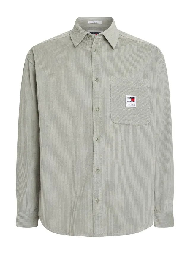 Tommy Jeans Langarmhemd »TJM RLX CHNKY CORDUROY SHIRT EXT«, mit Brusttasche